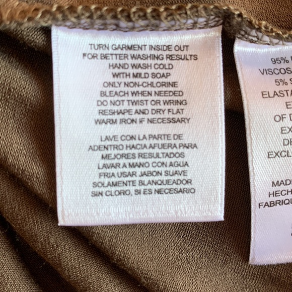 Anne Klein Sleeveless Top | Brown - Picture 9 of 9